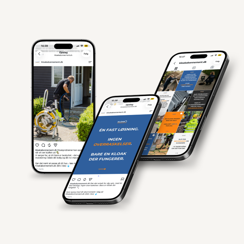 Sociale medier-annoncer for JAC vist på mobiler